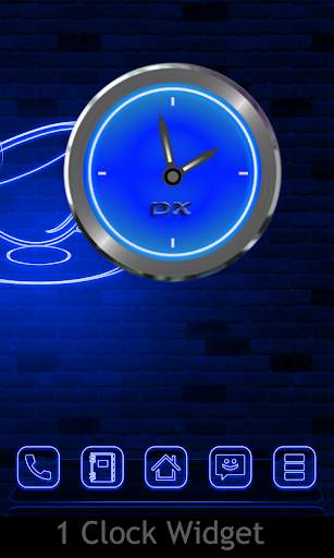 Xenon Blue Next Launcher Theme screenshot 3