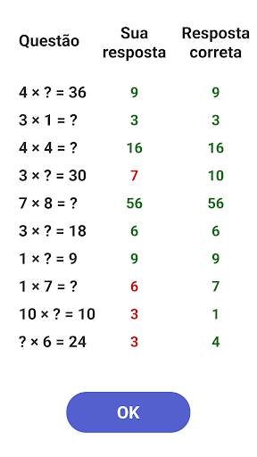 Tabuada Matemática: Math Game screenshot 4