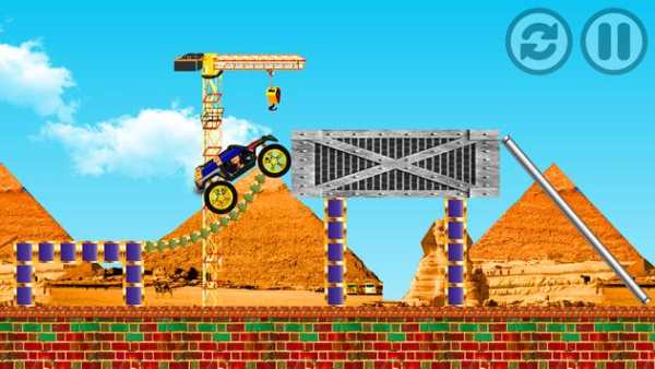 racing car monster truck game screenshot 2