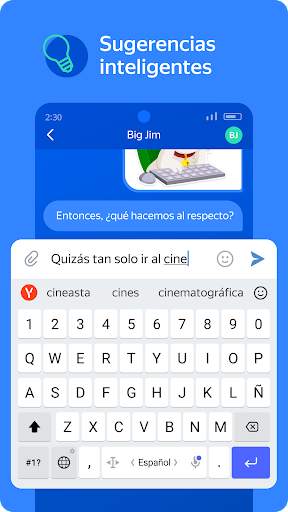 Teclado Yandex screenshot 1