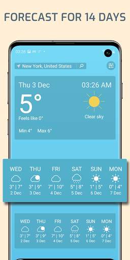 Turbo Weather — real-time local weather forecast screenshot 3