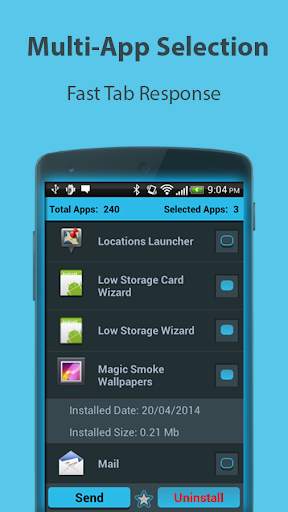 APK Trade - Bluetooth App Send स्क्रीनशॉट 1