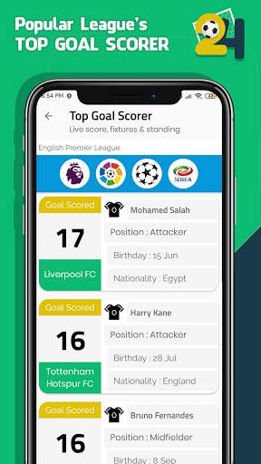 Goal24 - Football Live Scores, Standing & Fixtures screenshot 4