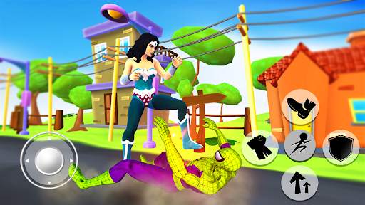 Cartoon Fighting Game 3D : Superheroes screenshot 2