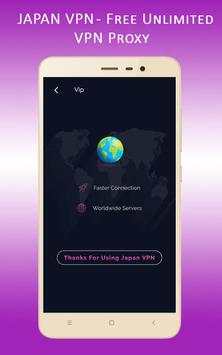 Japan VPN - Free Unlimited VPN Proxy screenshot 3