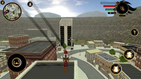 Stickman Flash Jetpack Rope Hero screenshot 3
