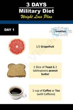 3 Days Military Diet Weight Loss Plan screenshot 6
