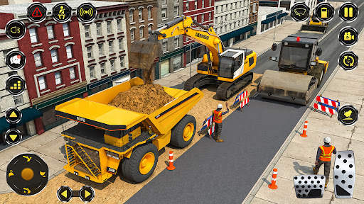 Modern Road Construction Games screenshot 1