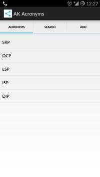 Acronym App screenshot 1