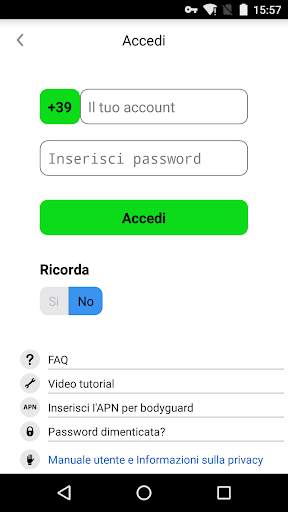 Nilox bodyguard screenshot 2
