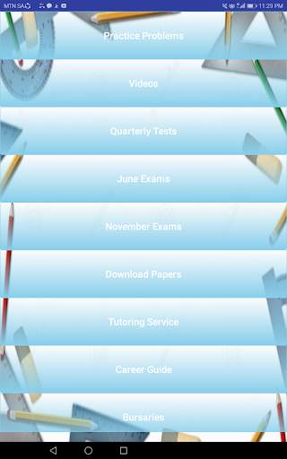 Grade 8 Mathematics Mobile Application screenshot 1