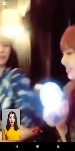 Black Pink Fake Video Call Simulator screenshot 4