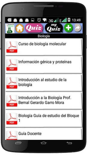 Curso de biología 3 تصوير الشاشة
