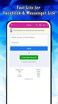 Fast Lite for Facebook & Messenger Lite screenshot 4
