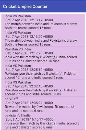 Cricket Umpire Counter screenshot 5