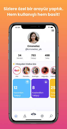 Stalker Analyzer-Instagram için Profilime Bakanlar screenshot 1