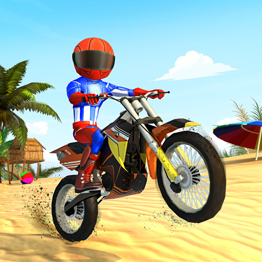 Superhero Moto Bike Stunt Racing Game icon