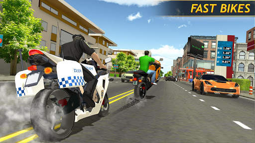 Police Bike Racing Free screenshot 1