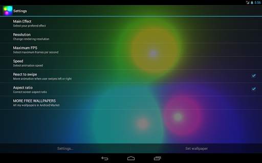 Atomic Live Wallpaper FREE screenshot 12