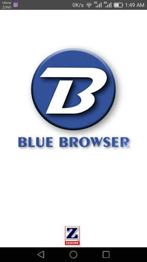 Blue Browser screenshot 1