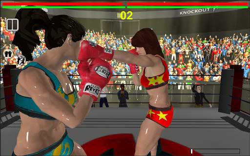 Real 3D Women Boxing screenshot 3