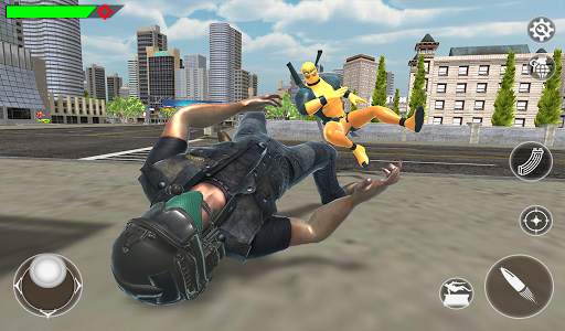 Super Rope Hero Gangster - Grand Crime City Game screenshot 8