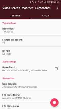 Video Screen Recorder - Screenshot Free screenshot 1