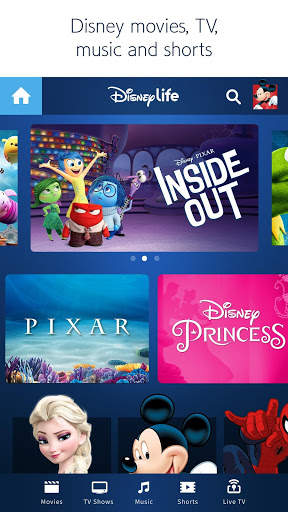 DisneyLife - Watch Movies & TV screenshot 1