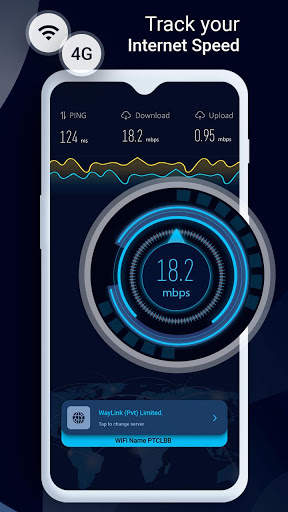 Internet speed test screenshot 1