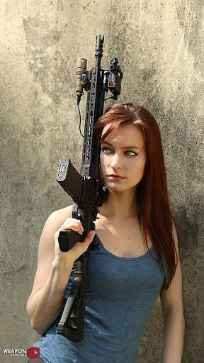 Military Woman Wallpaper [HD] screenshot 1