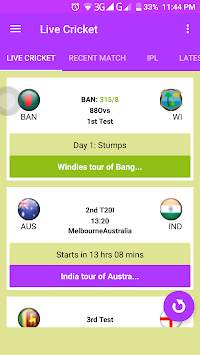 Live Cricket Score & T20 screenshot 3