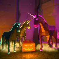 🎃 Unicorn Simulator Halloween - Pumpkin Party logo