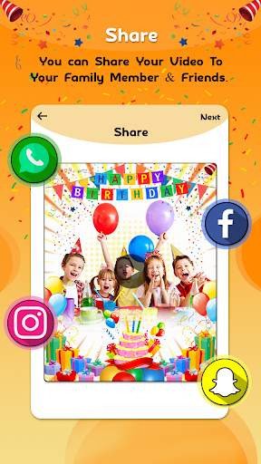 Birthday Video Maker 2021 : Birthday Wish Maker screenshot 5