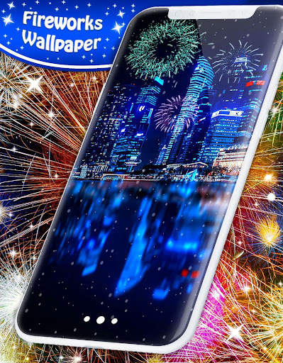 🎆 Fireworks Live Wallpaper ❤️ 2021 New Years Eve screenshot 5