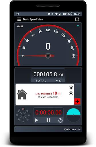 Compteur de vitesse GPS (Dash Speed View) скриншот 5