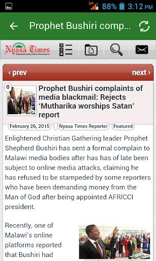Malawi News App screenshot 17