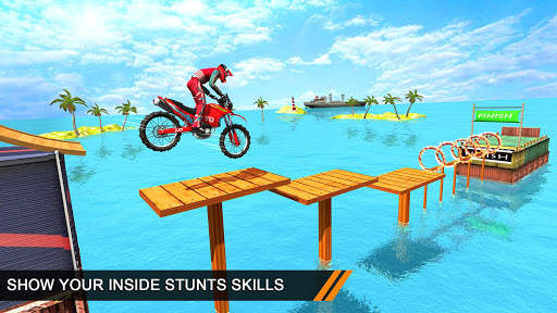 New Bike Stunt Race 3D : Top Motorcycle Games 4 تصوير الشاشة