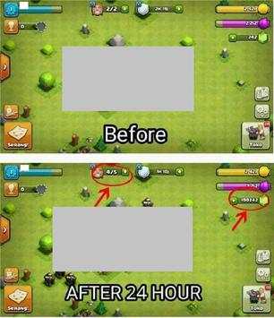 Hack Free Gems for coc New 2017 (Prank) screenshot 1