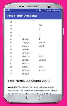 browser for Free Netflix Account 2018 screenshot 3