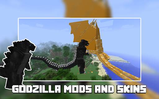 Latest Map and Skins Godzilla for Minecraft PE screenshot 4