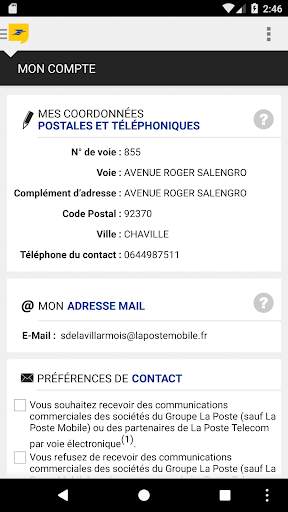 Mon Espace La Poste Mobile screenshot 3