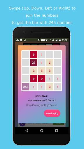 243 Puzzle Game screenshot 2