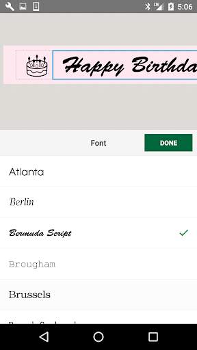Brother P-touch Design&Print screenshot 5