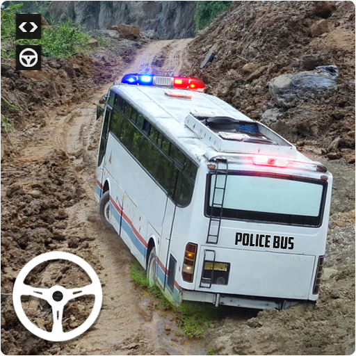 Police Bus Car Driving Game 3D icon