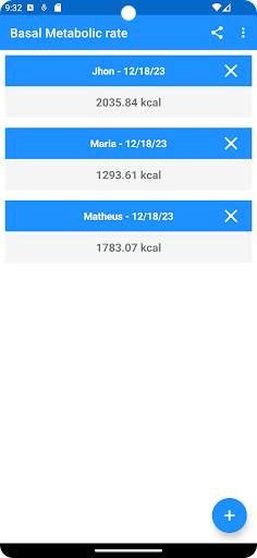 Basal Metabolic Rate screenshot 1