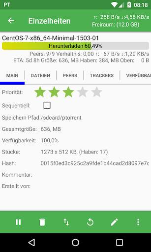PTorrent Pro - torrent application screenshot 5