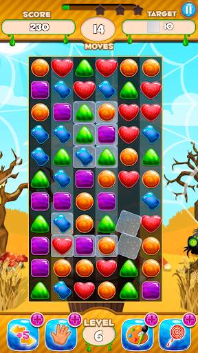 Halloween Candy Jewel: Match 3 screenshot 5
