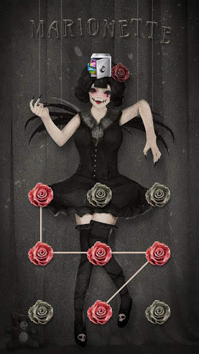 AppLock Live Theme Marionette – Paid Theme screenshot 1
