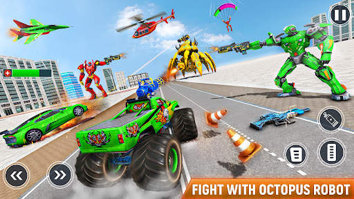 Octopus Robot Car - Robot Game screenshot 6
