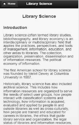 Library science screenshot 3